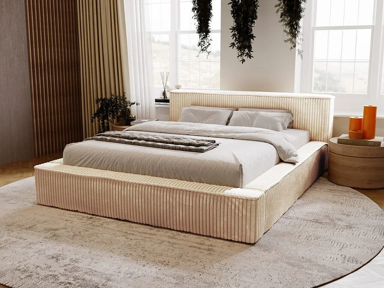 Schlafzimmer,Bereich Bett,Bett mit Bettkasten-nestavunoa