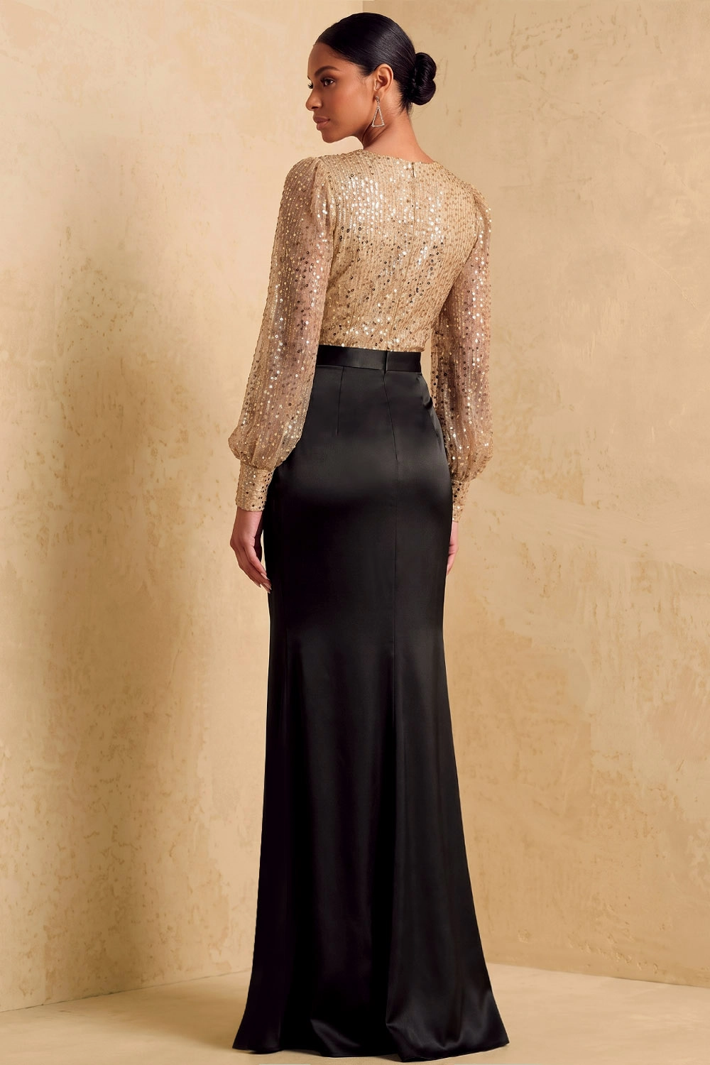 Sequin Trumpet/Mermaid Off Shoulder Prom Dresses for Women Floor Length Formal Dress