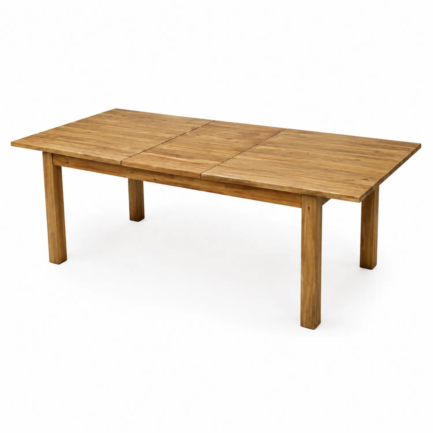 Teakholz Ausziehbarer Gartentisch Rechteckig 180-240 cm