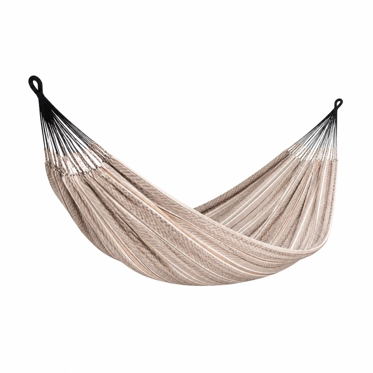 Outdoor Baumwoll-Hängematte Beige 200x140cm