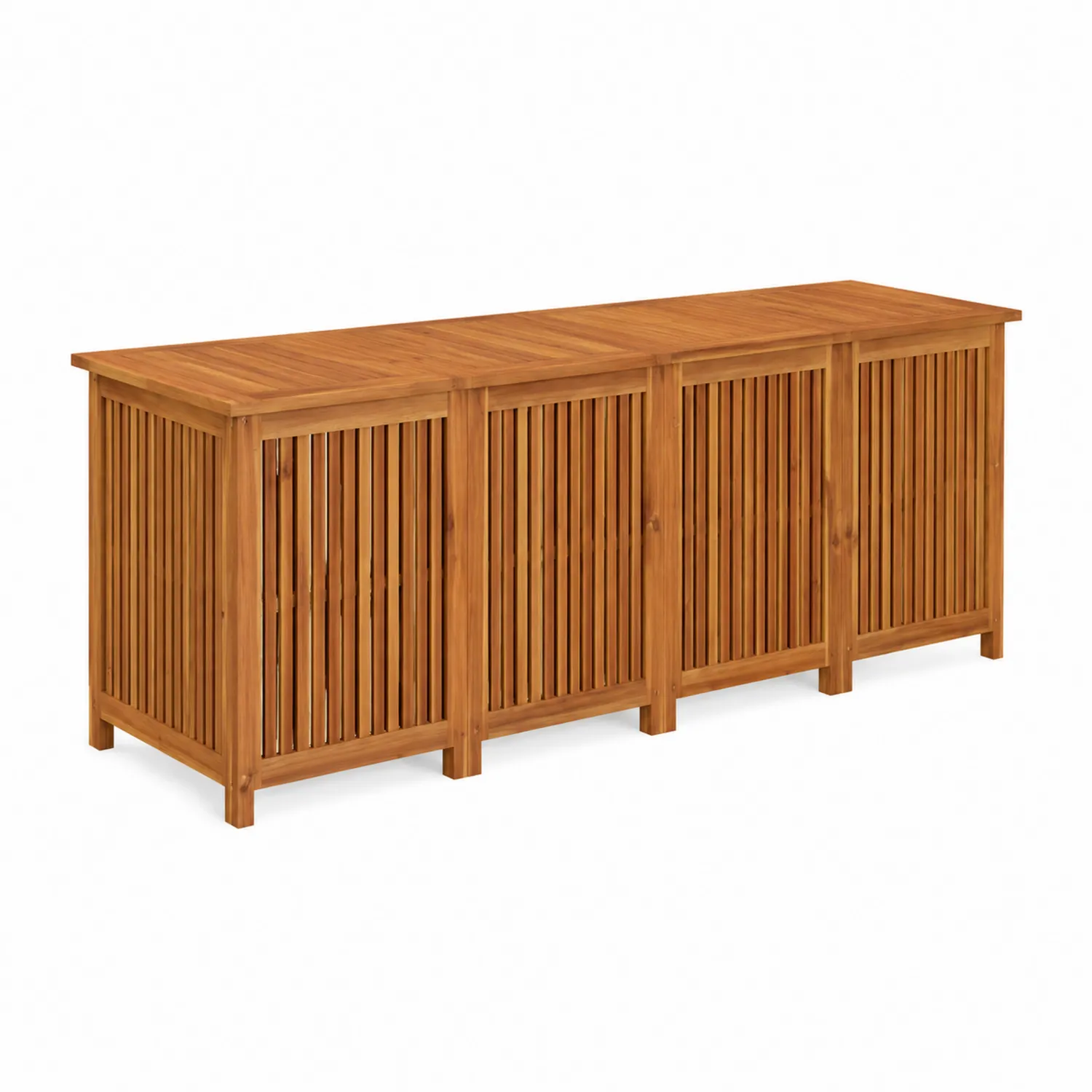 Garten Aufbewahrungsbox Akazienholz Braun 177 cm