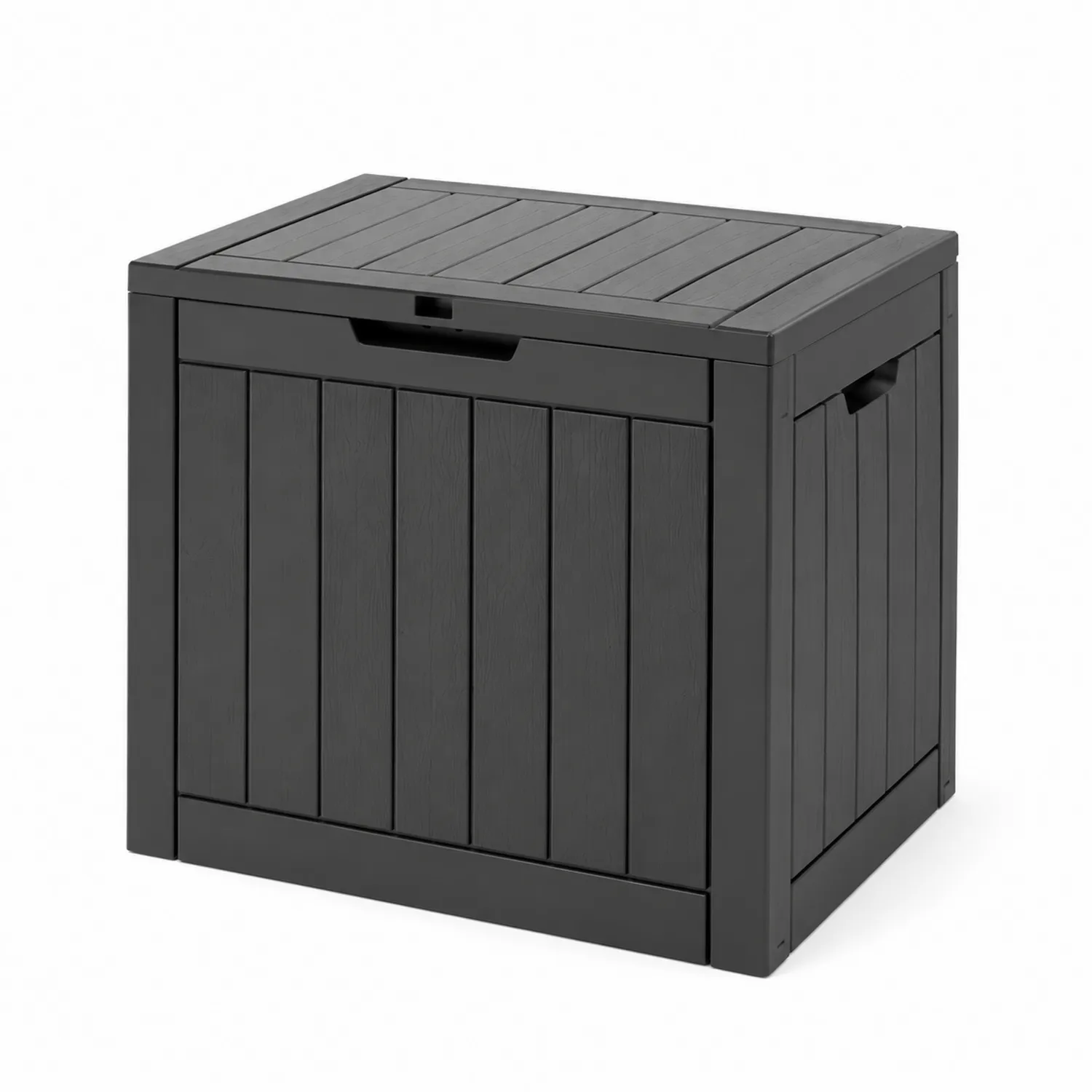 Kunststoff Aufbewahrungsbox Schwarz 50x40x45cm