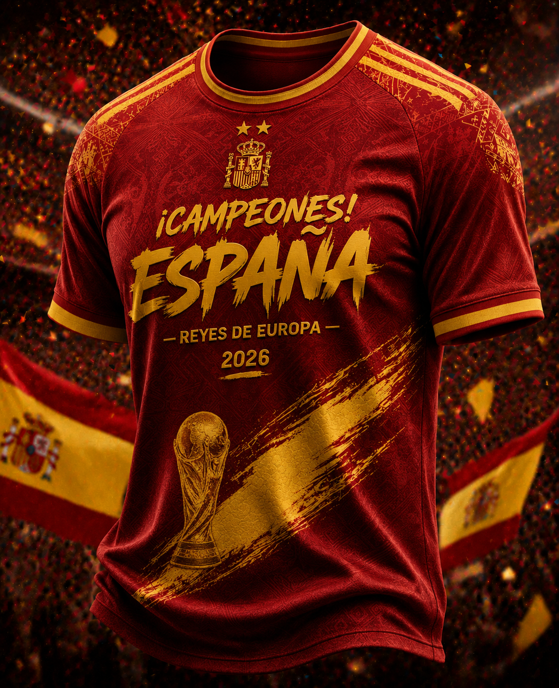 Men's Spain Football  T-shirt