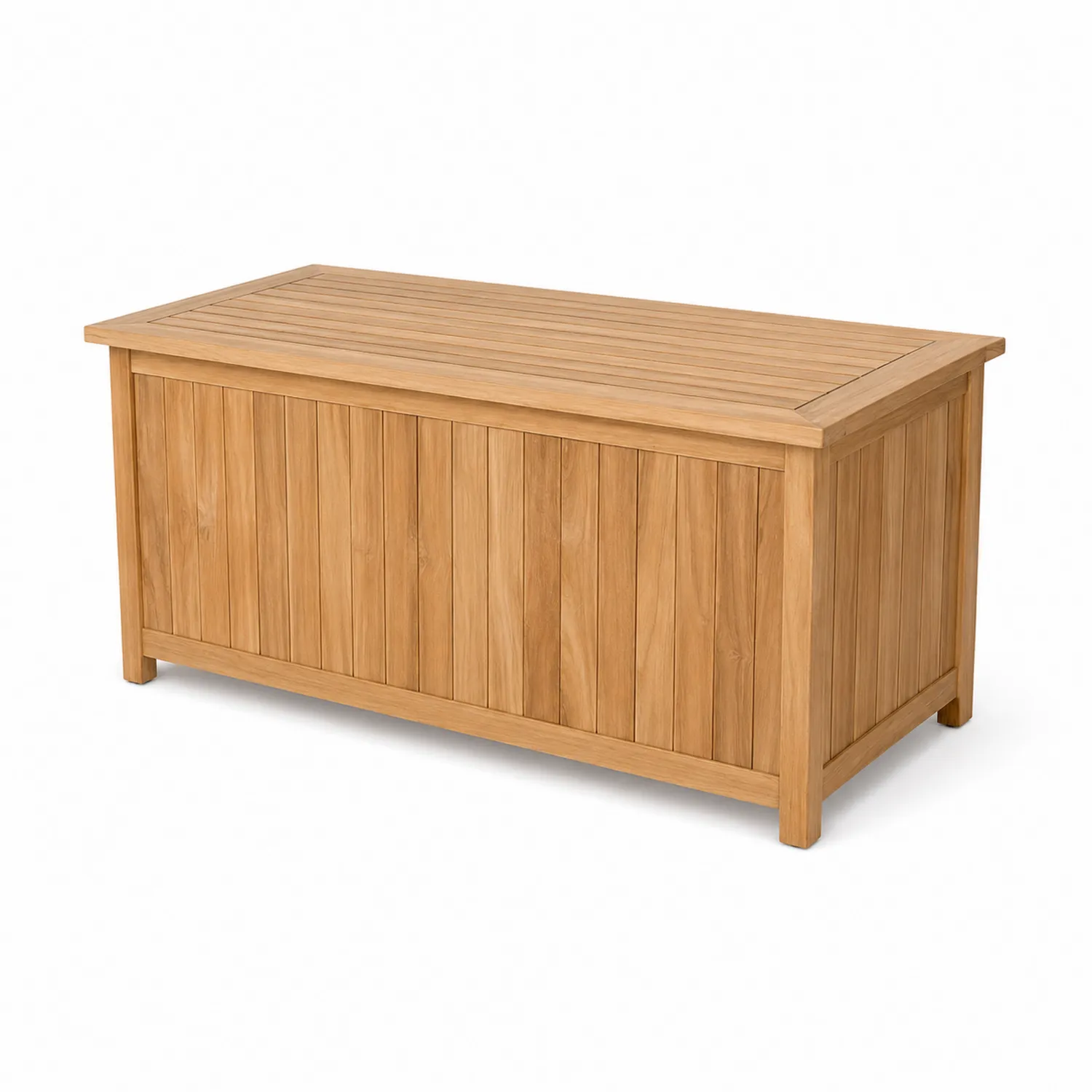 Teakholz Aufbewahrungsbox 120x50x60cm-Viverformio