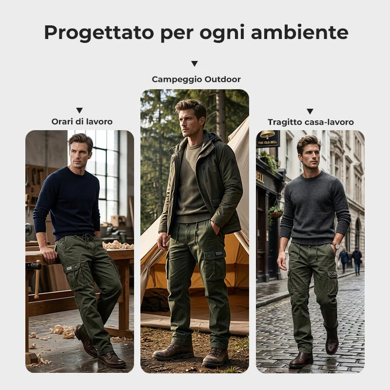 🔥 Pantaloni da lavoro vintage washati da uomo – Taglio ampio e affusolato, ideali sia per lavoro che per il casual 🎁 Acquista 2: 15% di sconto extra + Spedizione Gratuita