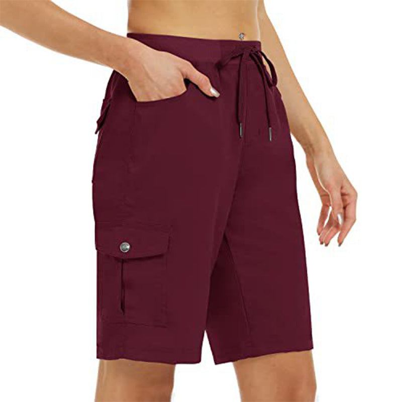 👖 Shorts Cargo da Donna a Asciugatura Rapida con Tasche | UPF 50+ & Vestibilità Regolabile