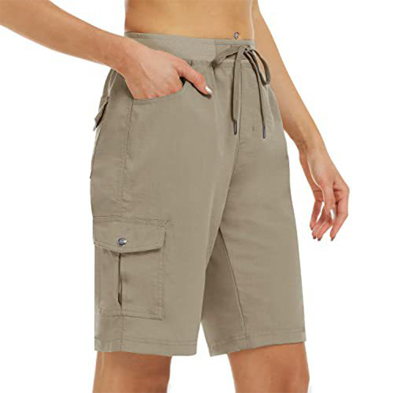 👖 Shorts Cargo da Donna a Asciugatura Rapida con Tasche | UPF 50+ & Vestibilità Regolabile