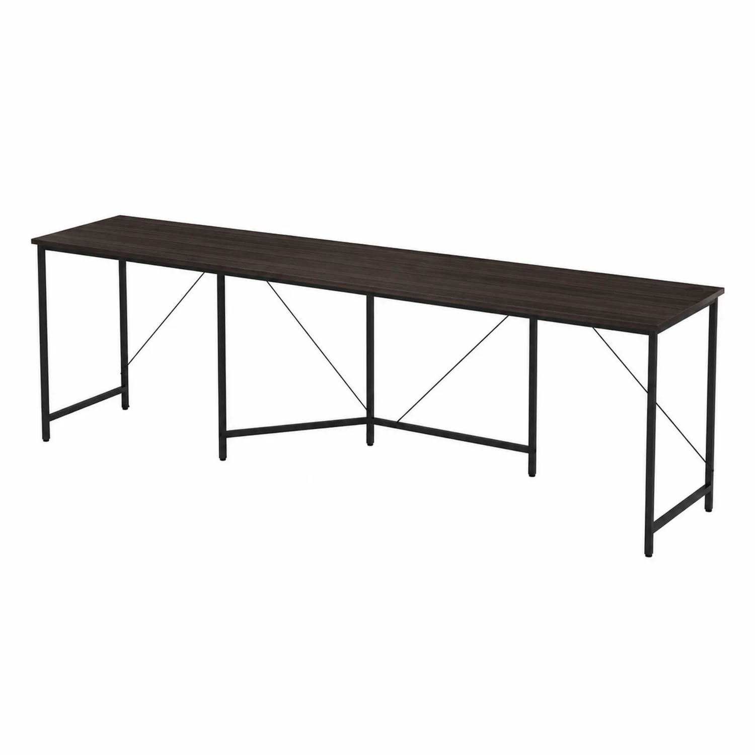 Scrivania rettangolare in MDF e Metallo 320cm