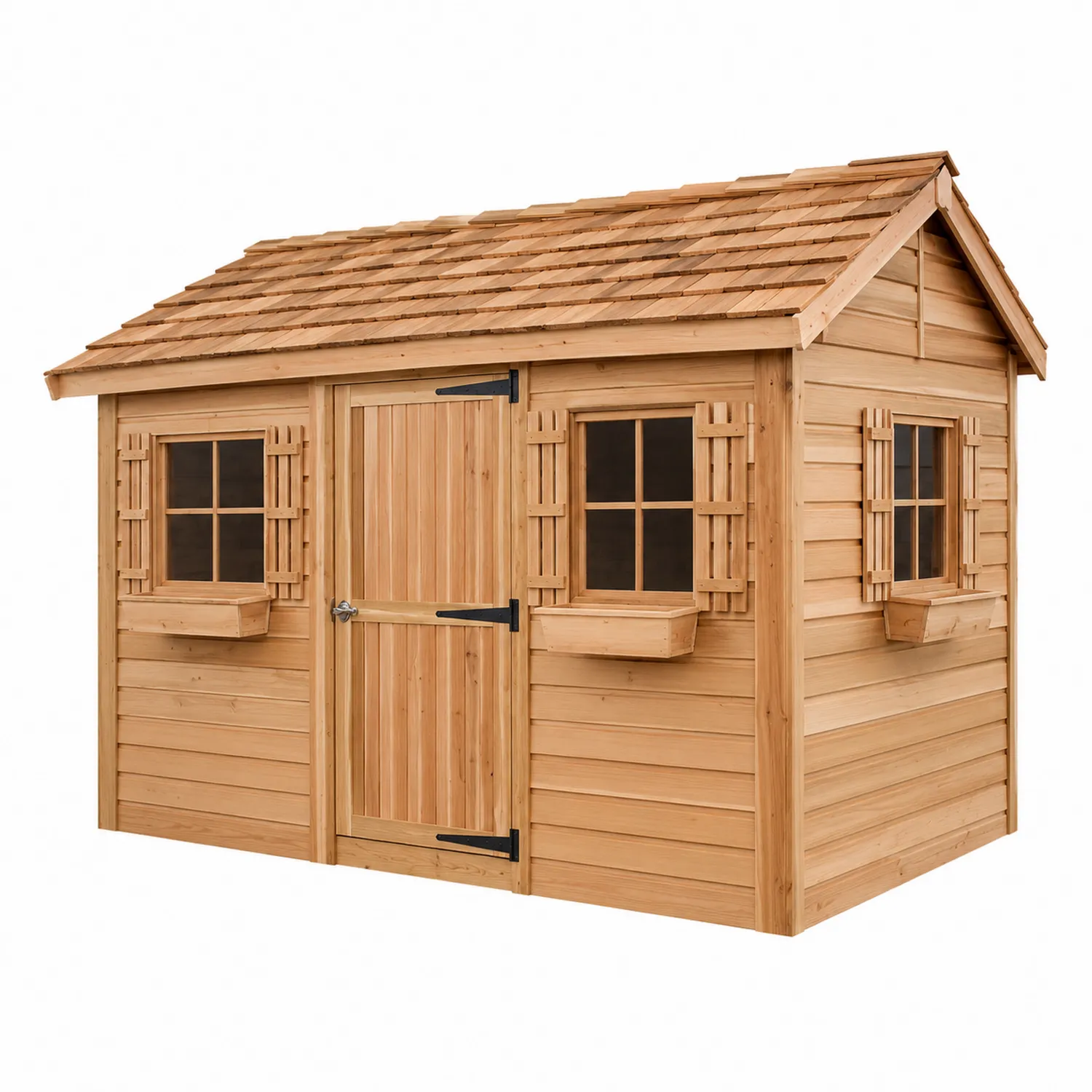 Casetta da Giardino in Legno di Cedro con Finestre