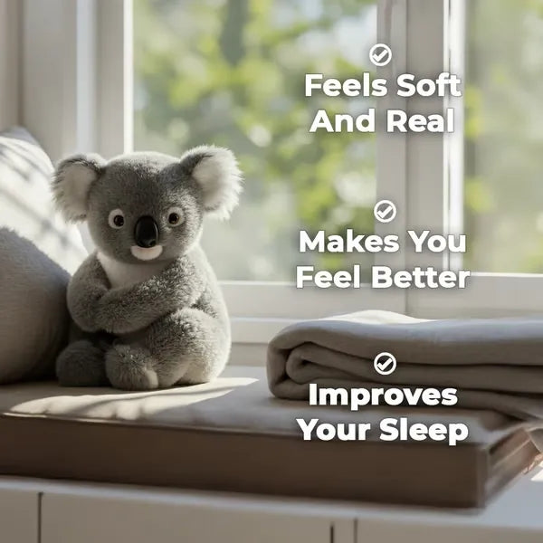 Nokly Weighted Plush Toy | Lifelike Koala Companion for Stress Relief & Emotional Comfort