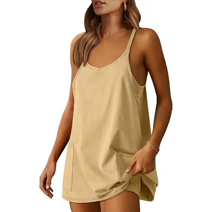 Women's Casual Cami Top & Shorts Set for Spring and Summer