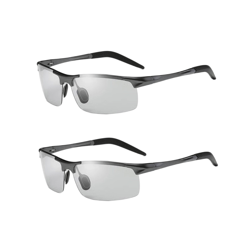 New-Photochromic Sunglasses with Anti-glare Polarized Lens