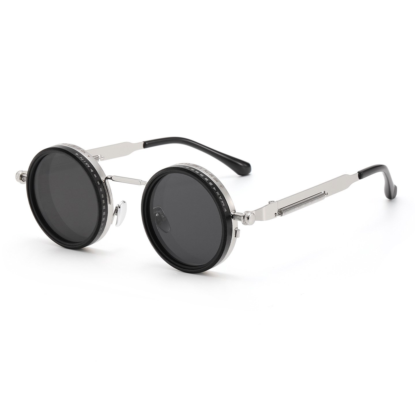 Adjustable 1-9 High Quality Sunglasses Fishing Rounded Polarized Glasses