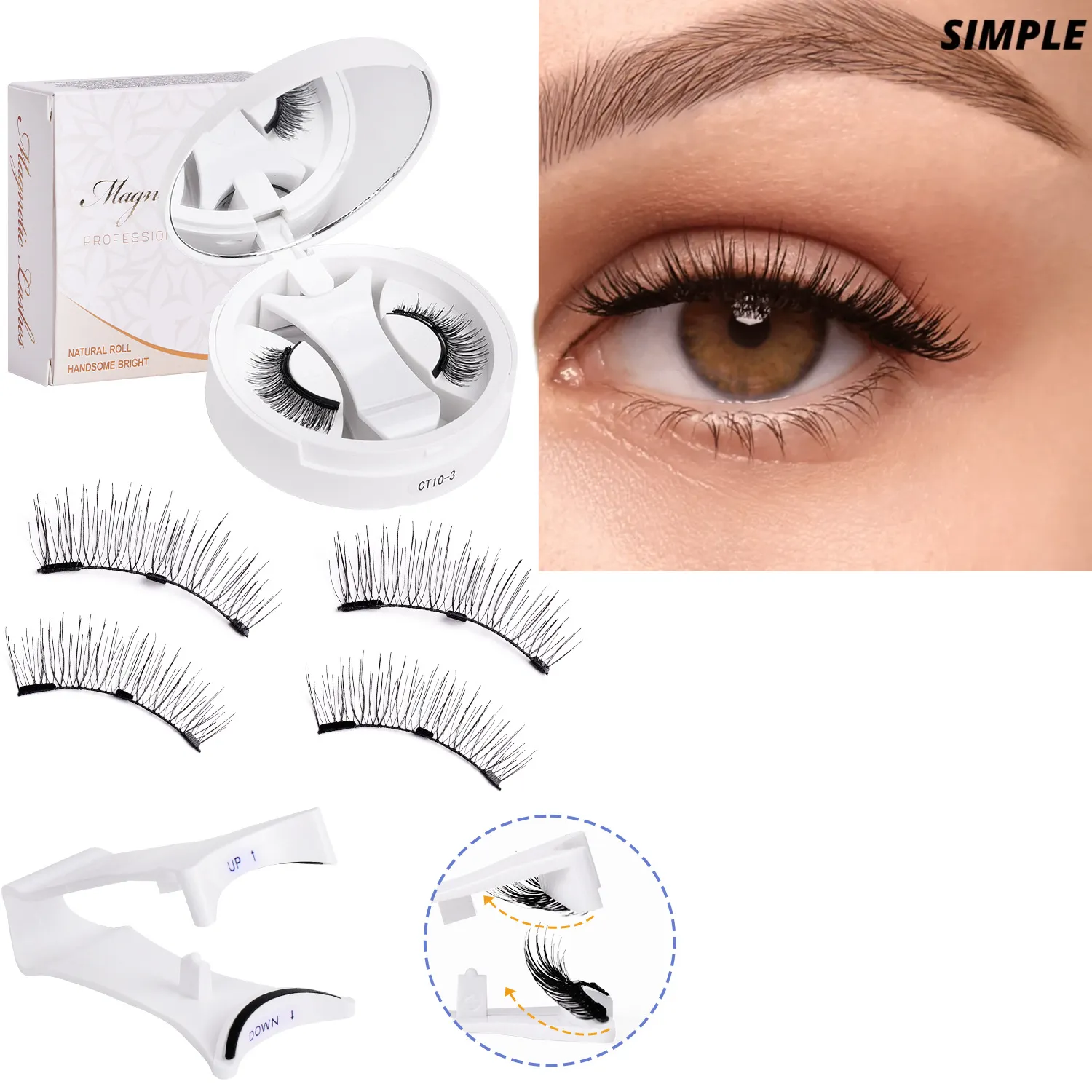 🎉Last Day-Buy 1 Get 1 Free 🎊 Reusable Magnetic Eyelashes