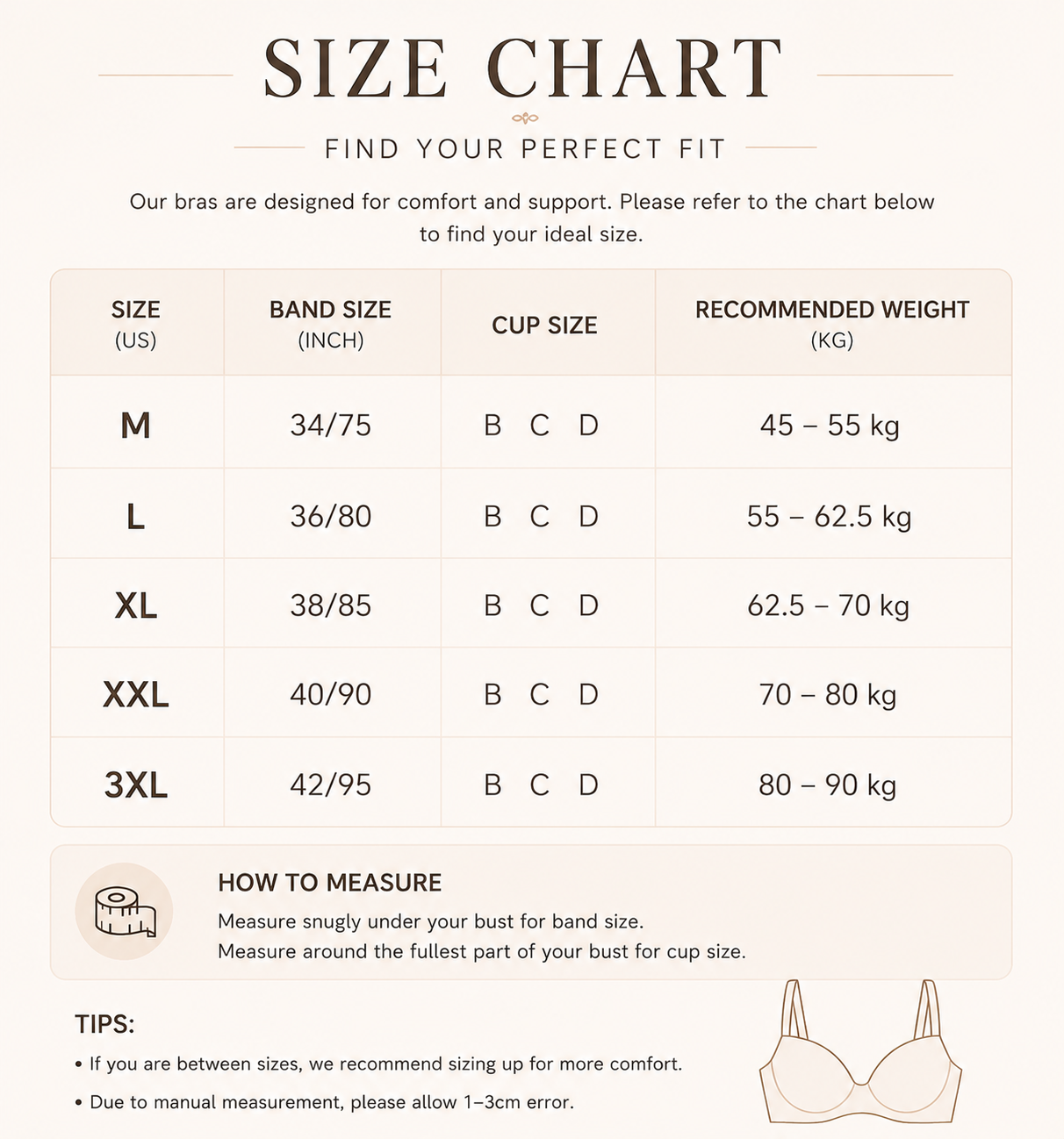 Custom-Lift Bust Shaping Bra