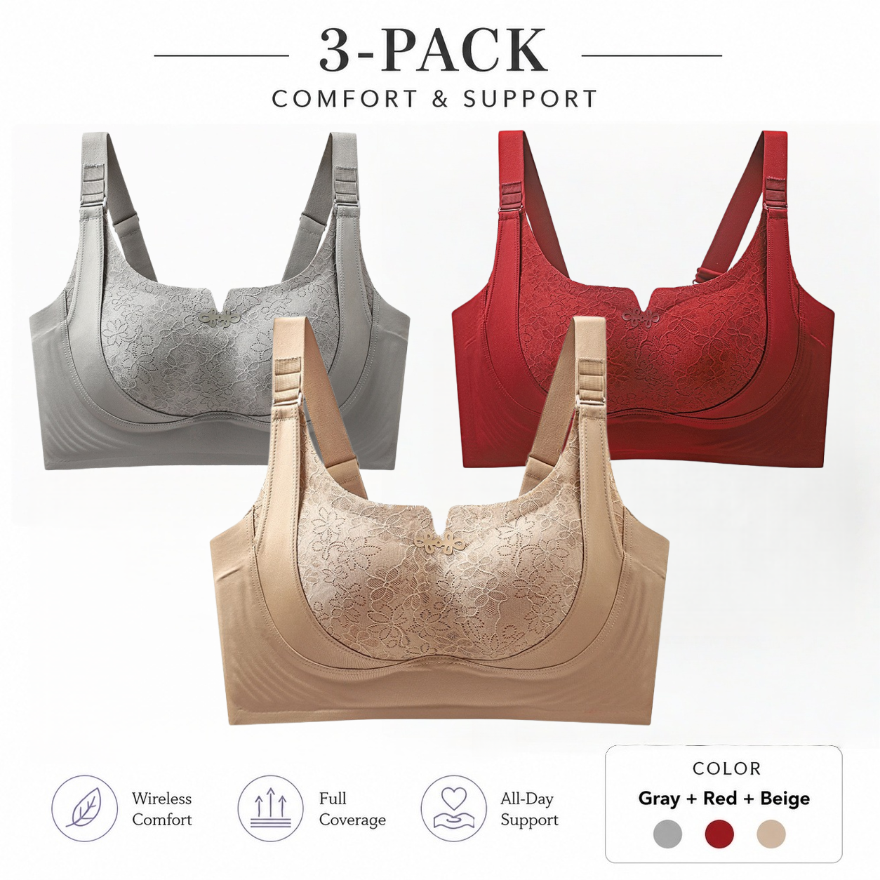 🔥 50% OFF Today | Custom-Lift Bust Shaping Bra