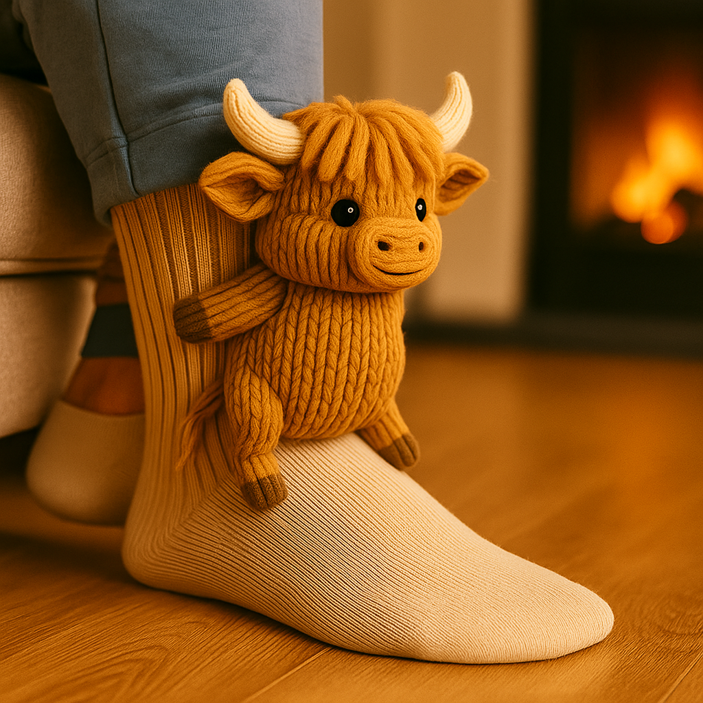 Socks Animal 3D House Non Slip Warm Design