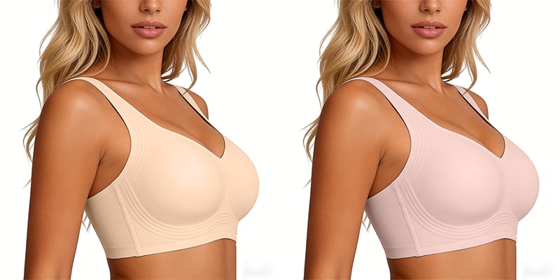 🏆Wirefree Full-Coverage Support Bra Padded Gentle Uplift All-Day Comfort👍No More Sagging Breasts