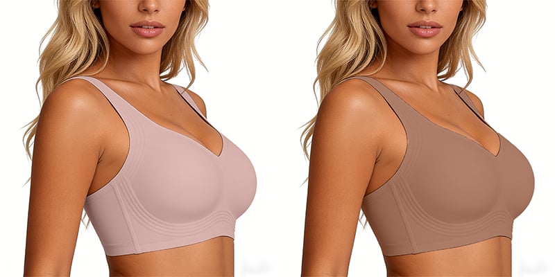 🏆Wirefree Full-Coverage Support Bra Padded Gentle Uplift All-Day Comfort👍No More Sagging Breasts