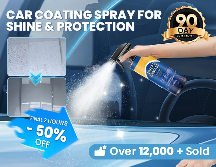 5‑Minute Pro Car Shine & Shield Spray — Say Goodbye to Detailing Shops