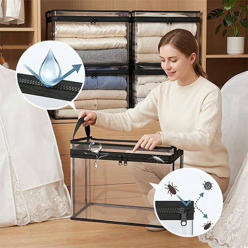 ClearStack Foldable Storage Box
