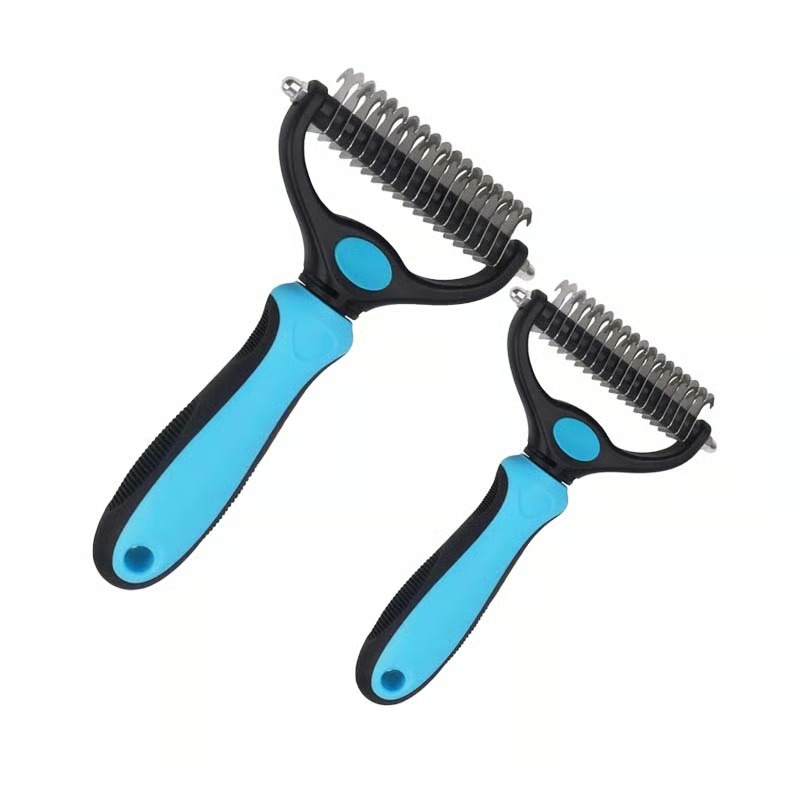 2-in-1 Pet Deshedding & Dematting Tool