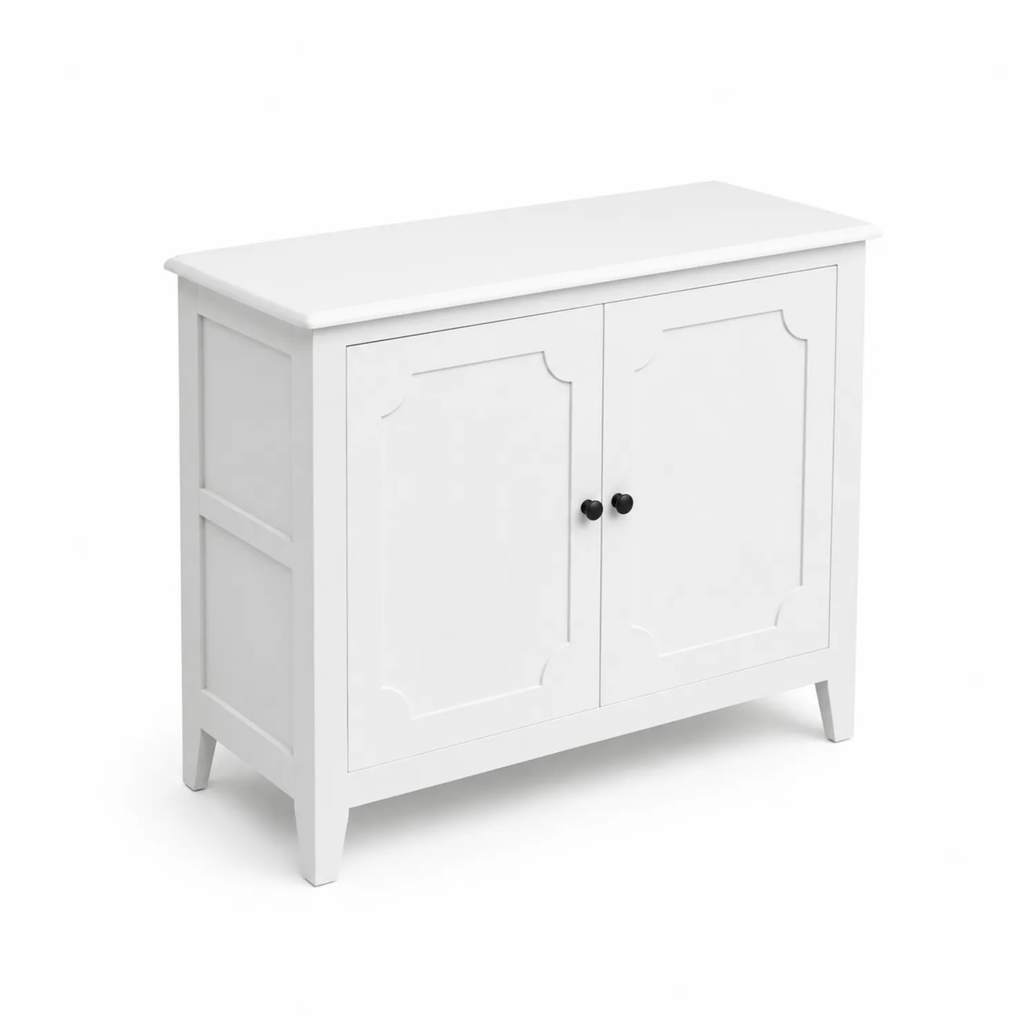 Credenza in MDF Bianco 90x40x80 cm