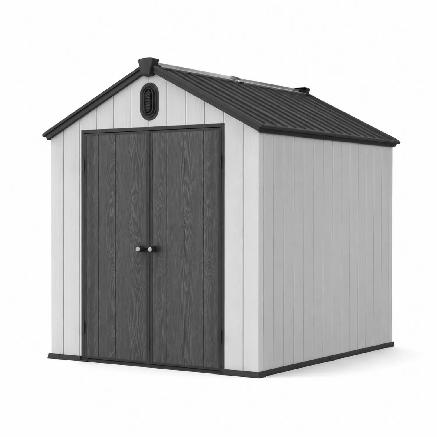 Casetta da giardino in resina 200x150 cm con doppia porta