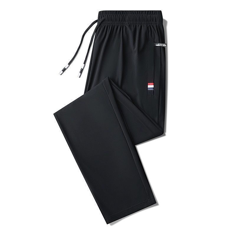 Men's Quick-Dry Cooling Ice Silk Casual Pants | Lightweight Stretch Summer Trousers