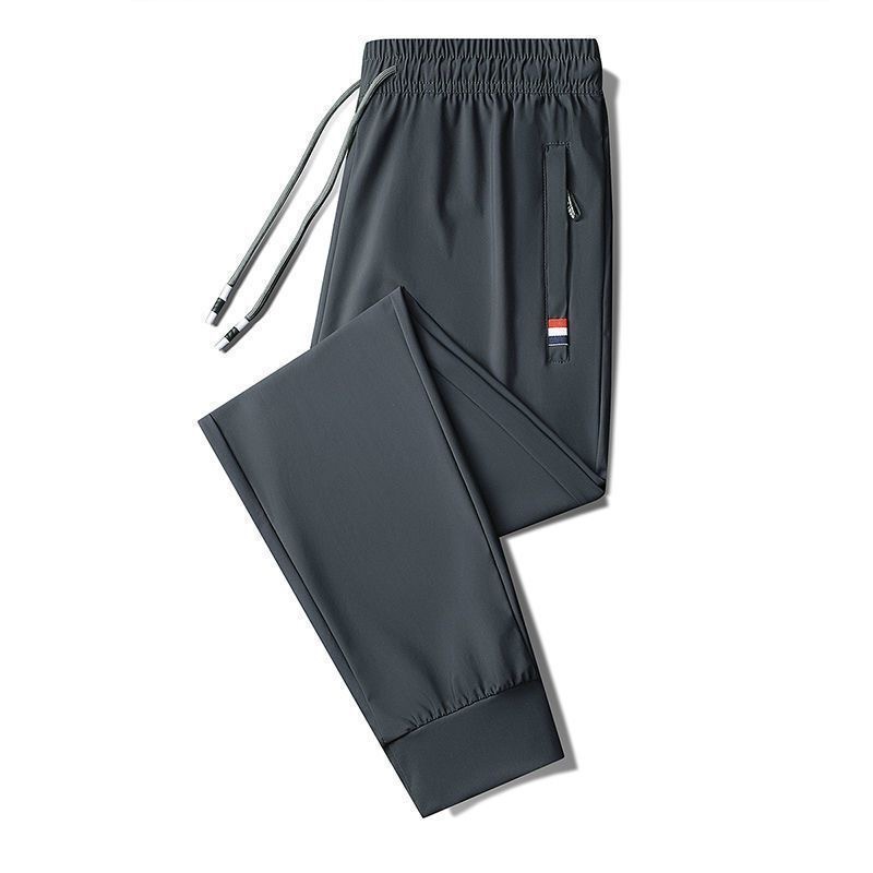 Men's Quick-Dry Cooling Ice Silk Casual Pants | Lightweight Stretch Summer Trousers