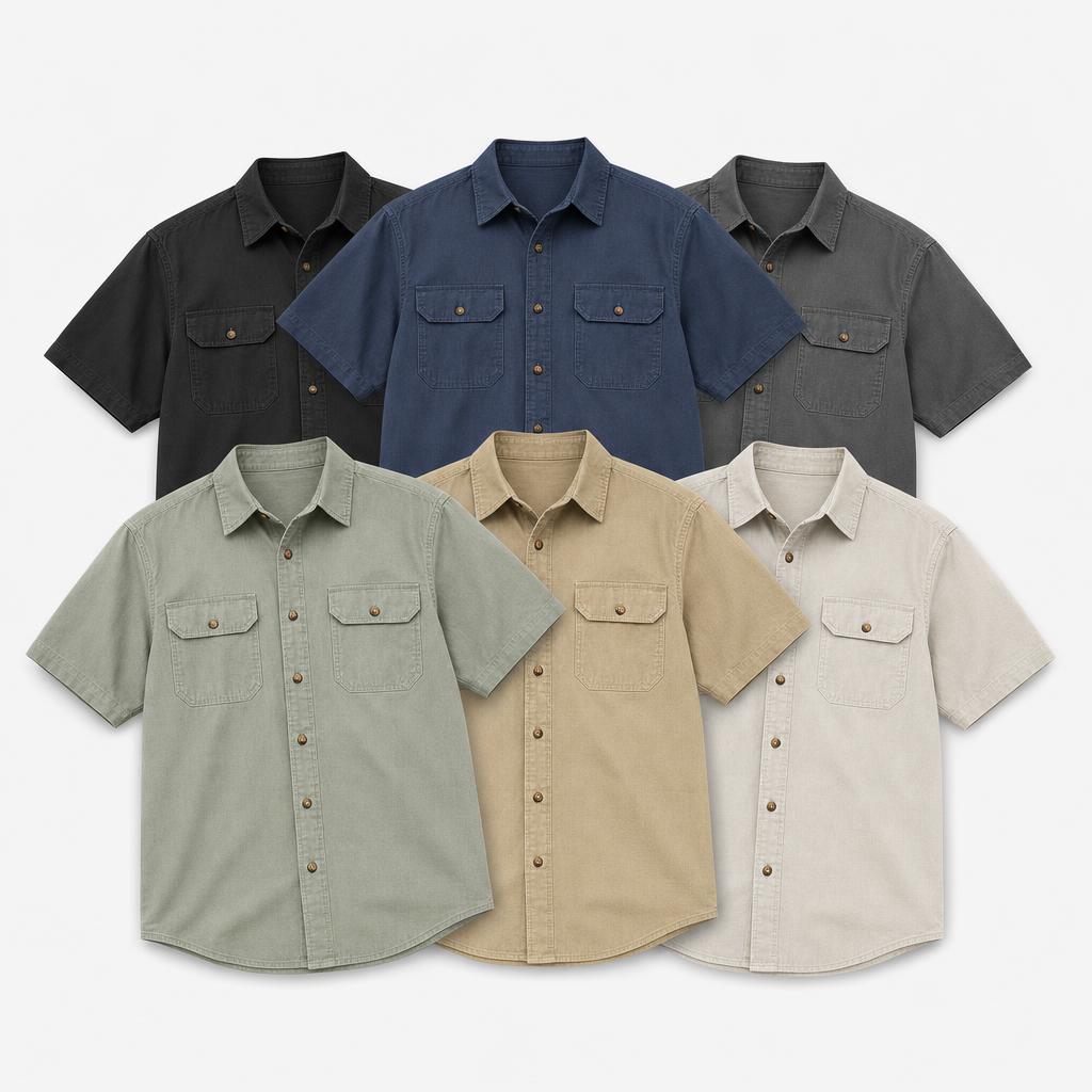 Men’s Short Sleeve Utility Work Shirt