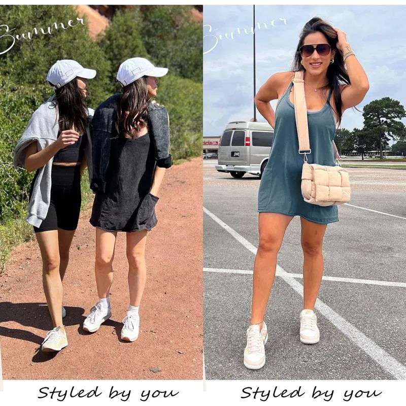 💝Last Day Promotion⚡Women's Womens Athletic Sleeveless Mini Dress