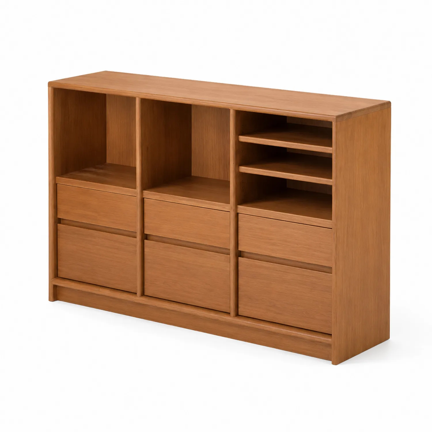 Libreria in Legno con Cassetti e Ripiani
