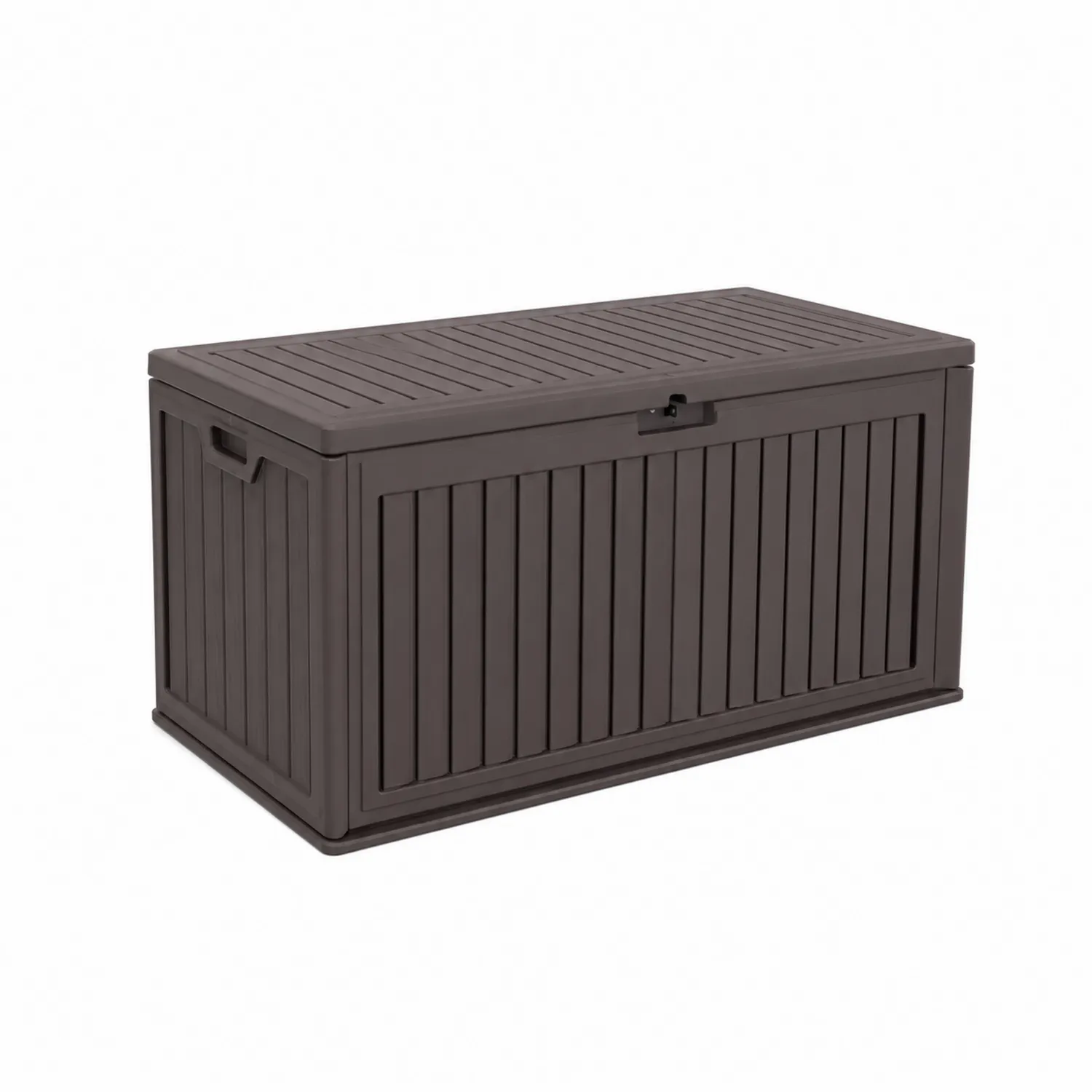 Cassapanca in Resina Marrone 120x60x55 cm