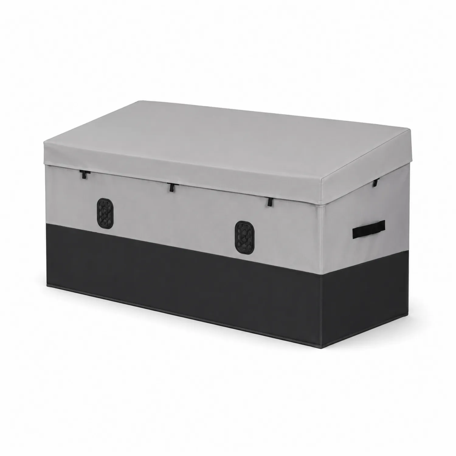 Cassapanca pieghevole in tessuto Oxford e PVC 120x40x50 cm