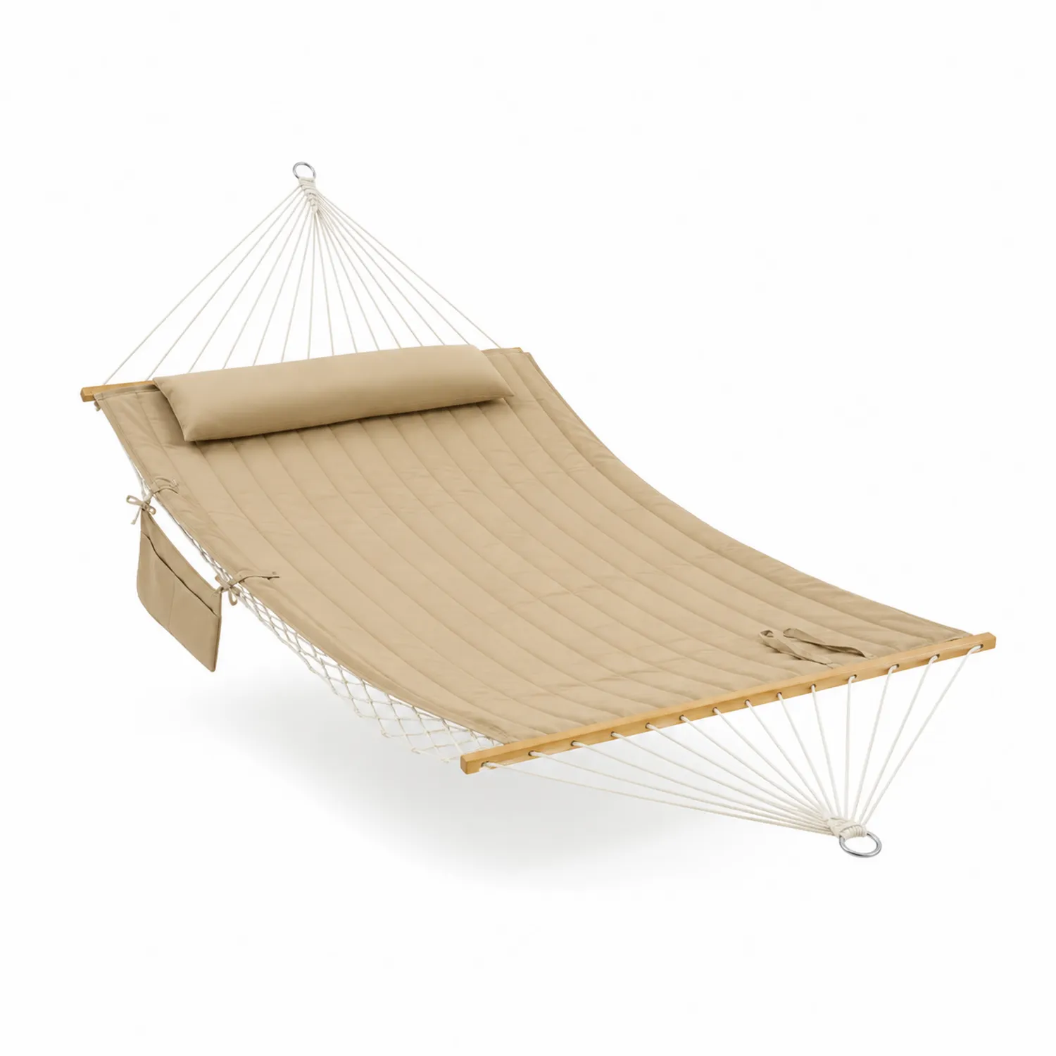 Amaca da Esterno in Poliestere Beige 200x150 cm