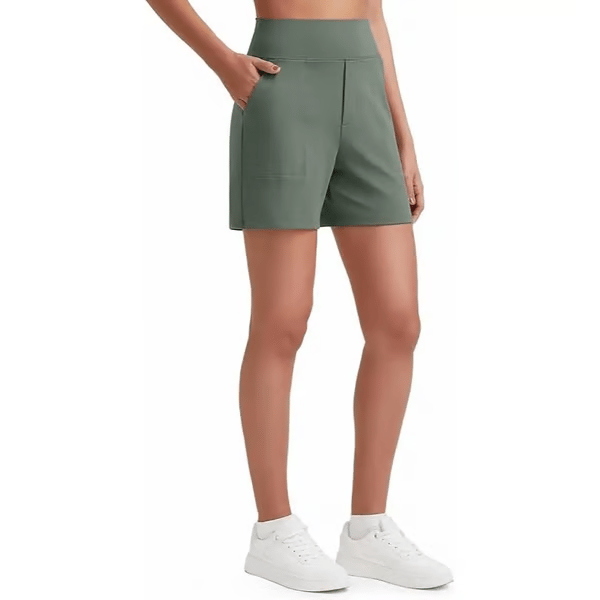 G4Free High Waisted Yoga Bermuda Shorts | Women Casual Activewear
