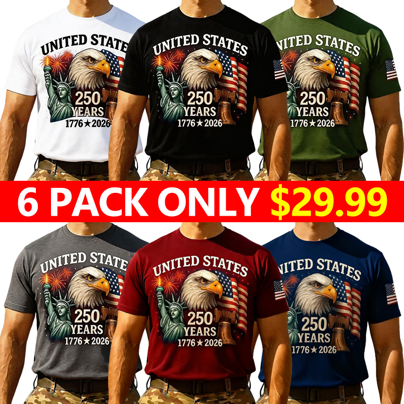 🇺🇸 Celebrate America’s 250th Anniversary in Style  - Patriotic USA Performance Shirt