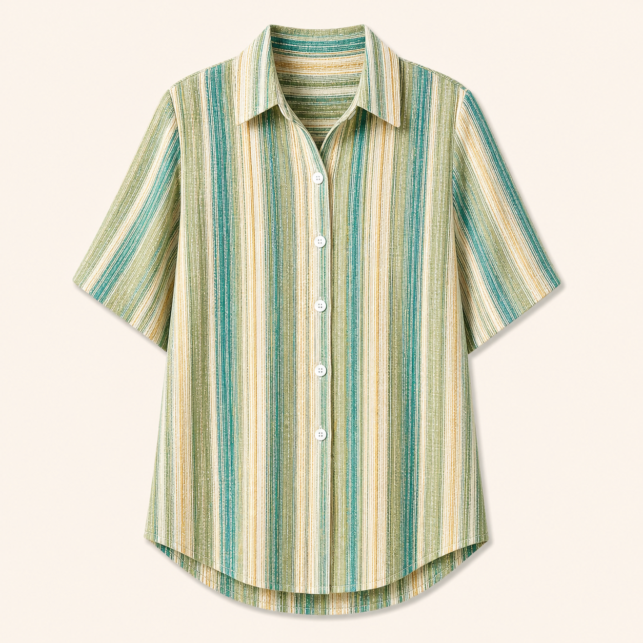Green Multi Stripe top