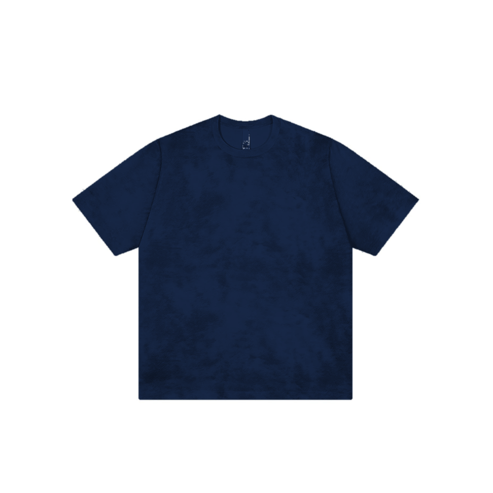 Navy mineral wash tee