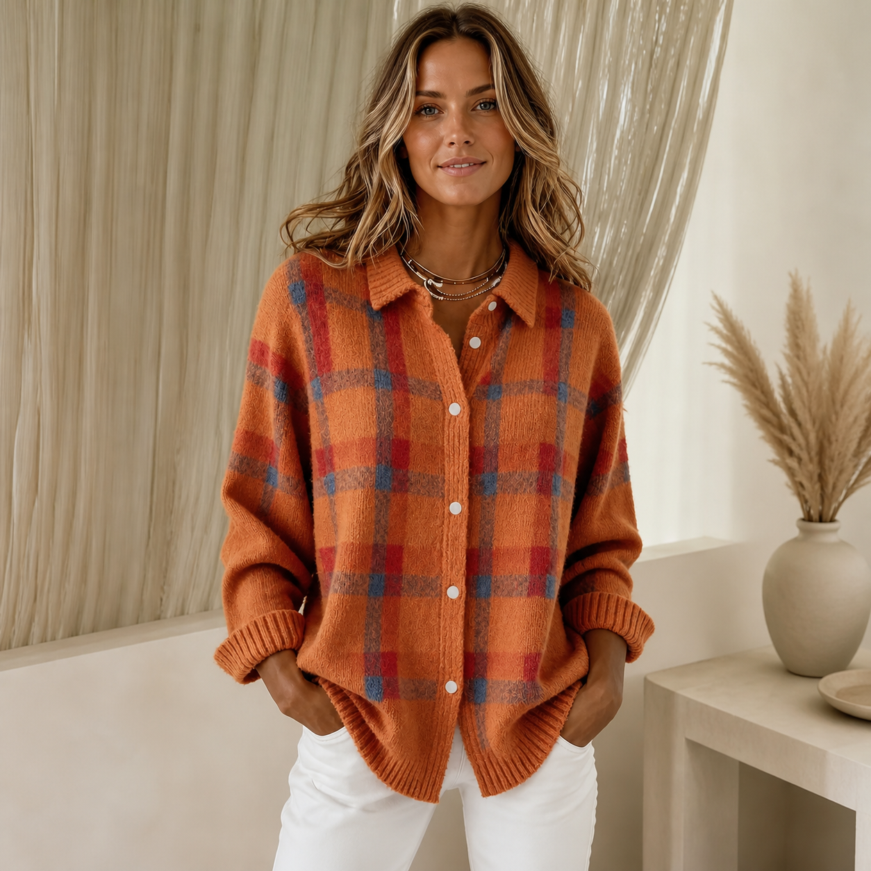 Orange Plaid