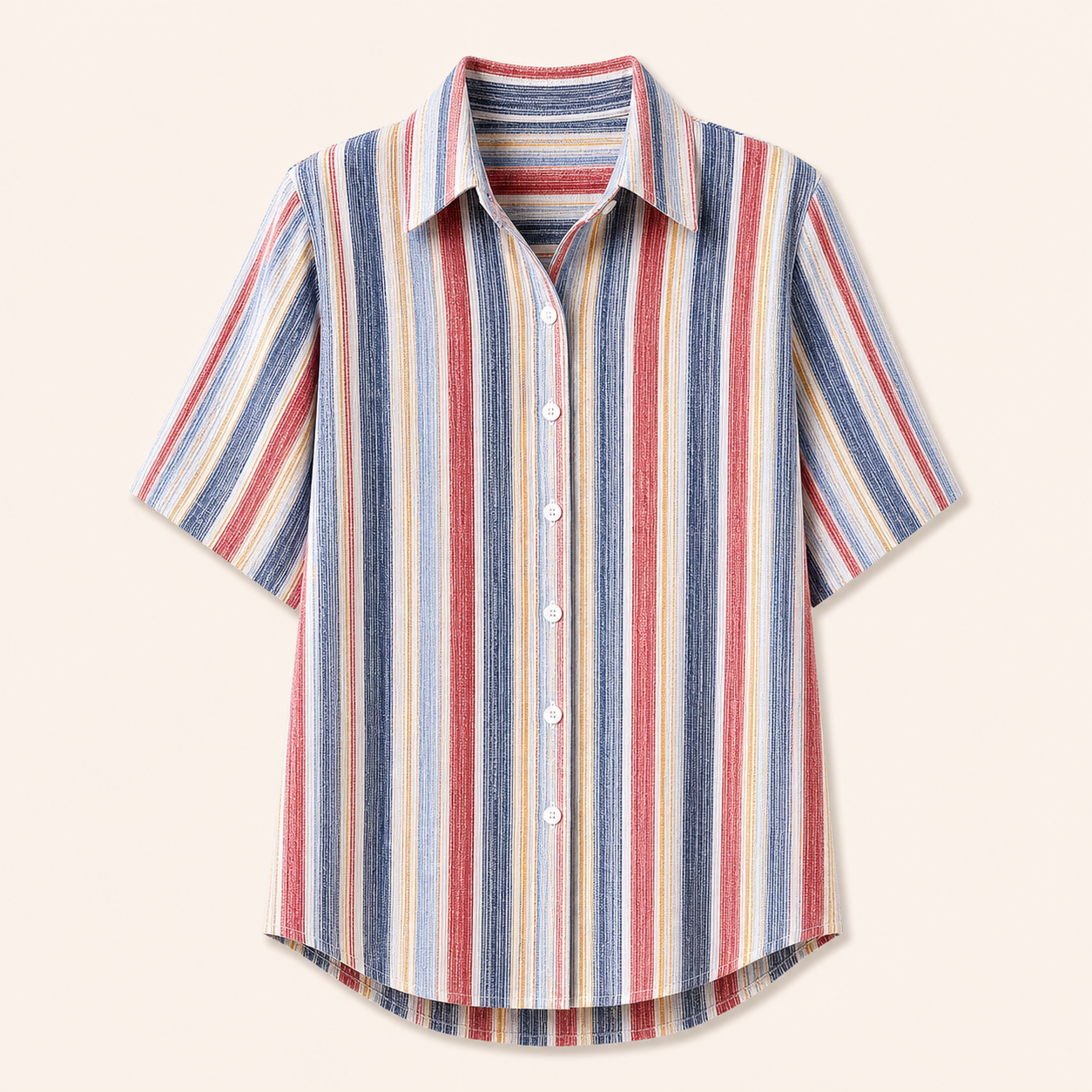 Red Blue Stripe top