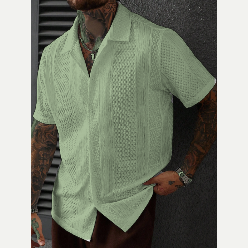 Sage textured shirt