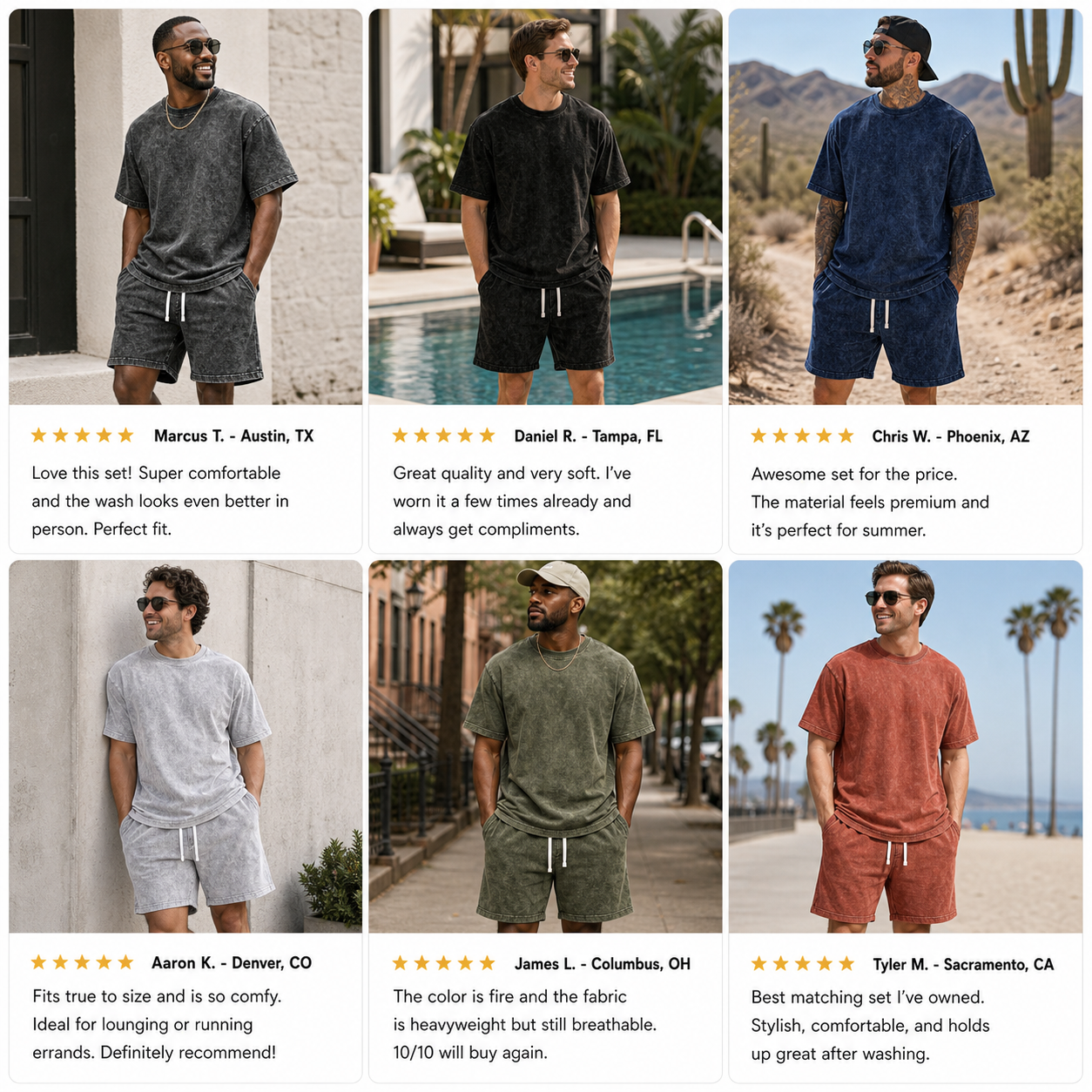 Customer review waterfall