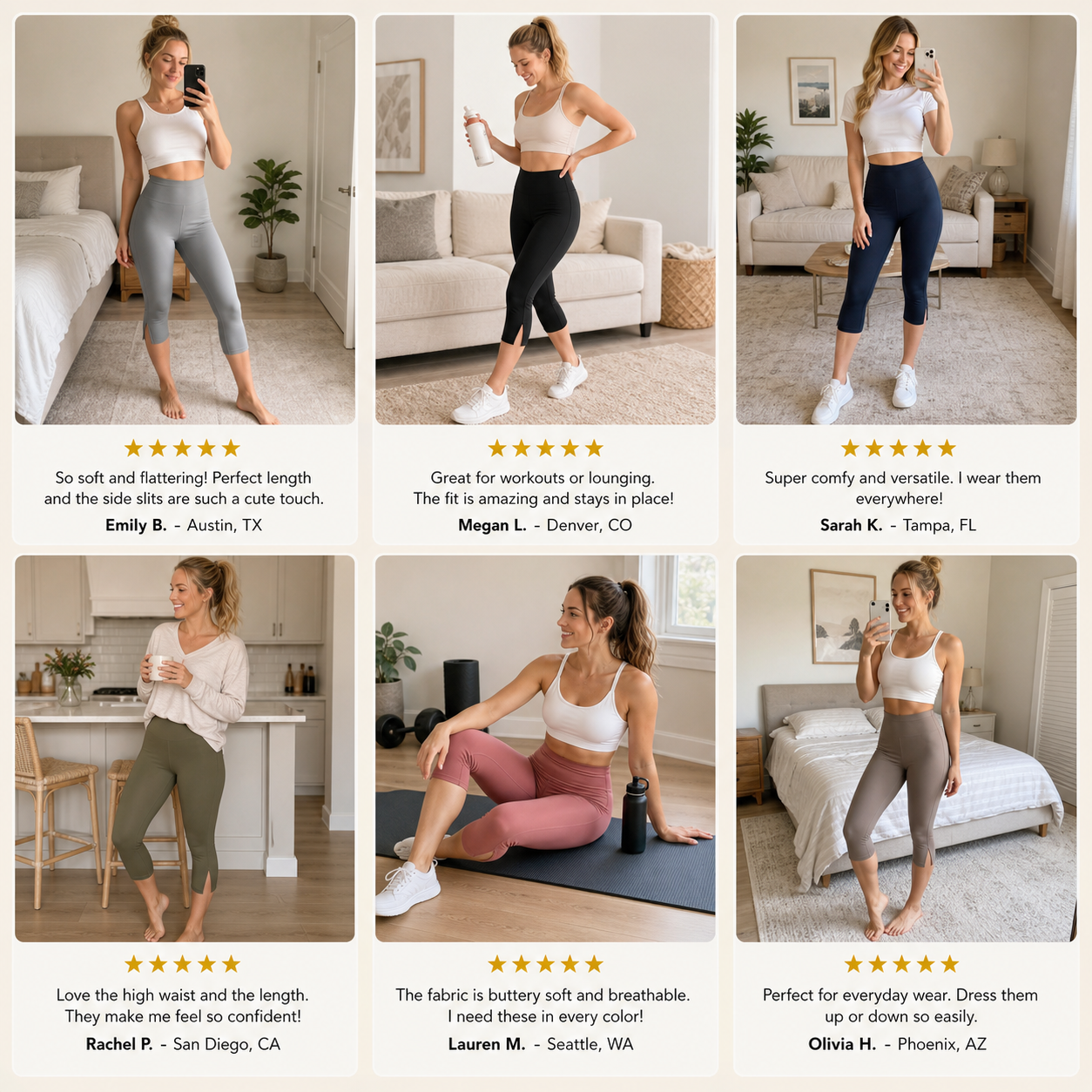 Customer review waterfall