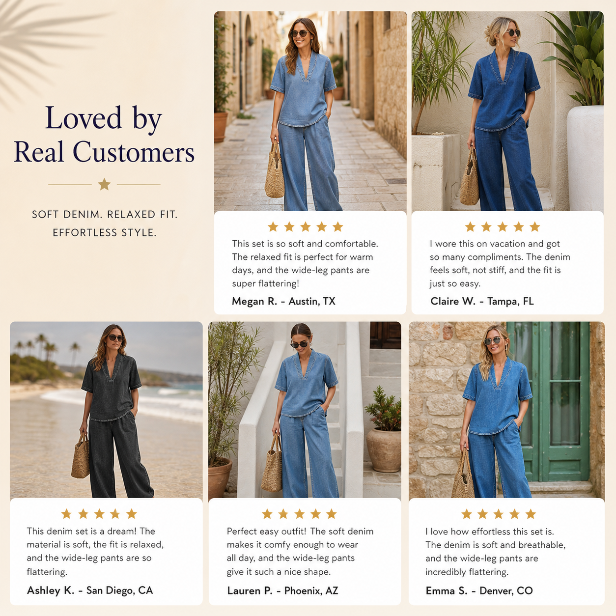 Customer review waterfall