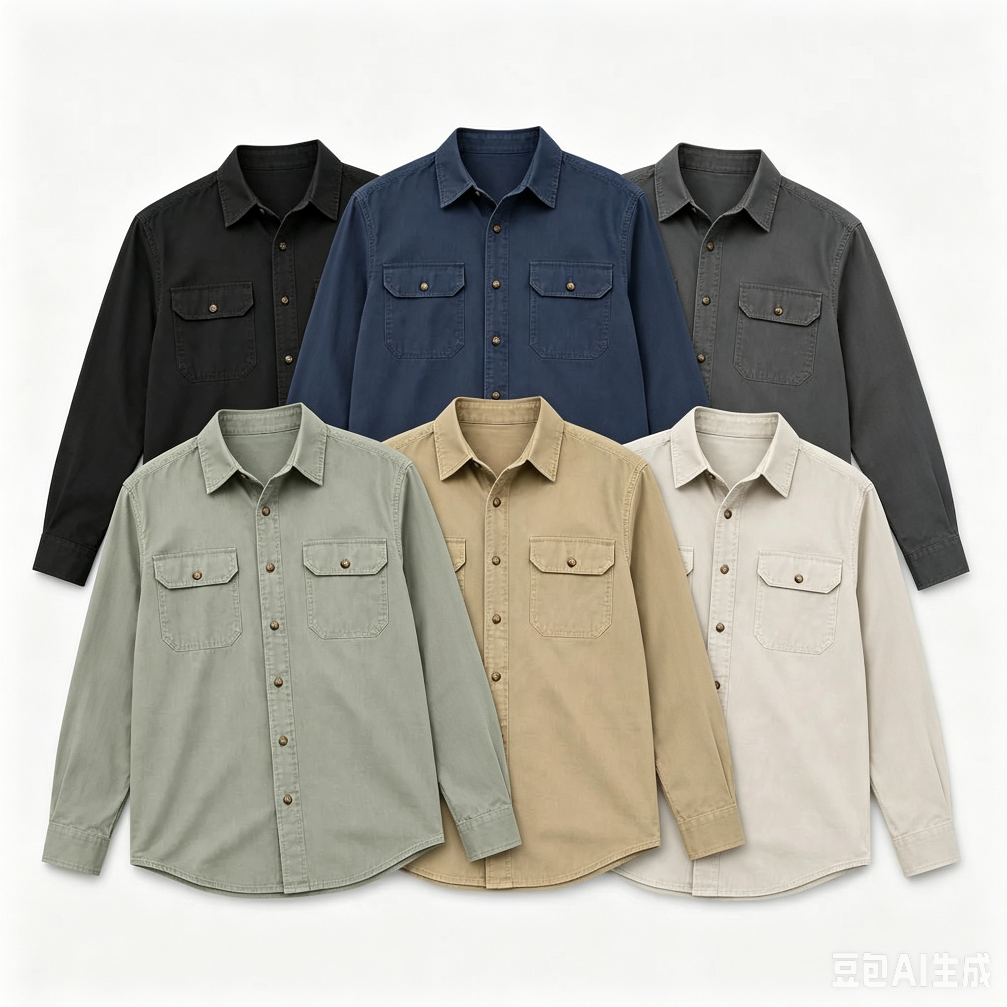 ⏰Clearance Sale⚡10-Pack for $34.99⚡Men’s Long Sleeve Work Shirts