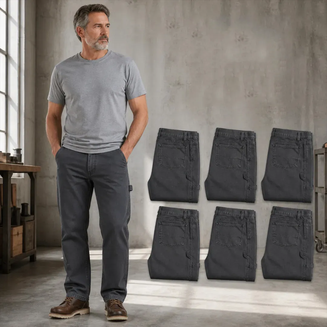 ⏰ LETZTES ANGEBOT – 14er-Pack nur 42,99 € – Gerade geschnittene Arbeitshose für Herren