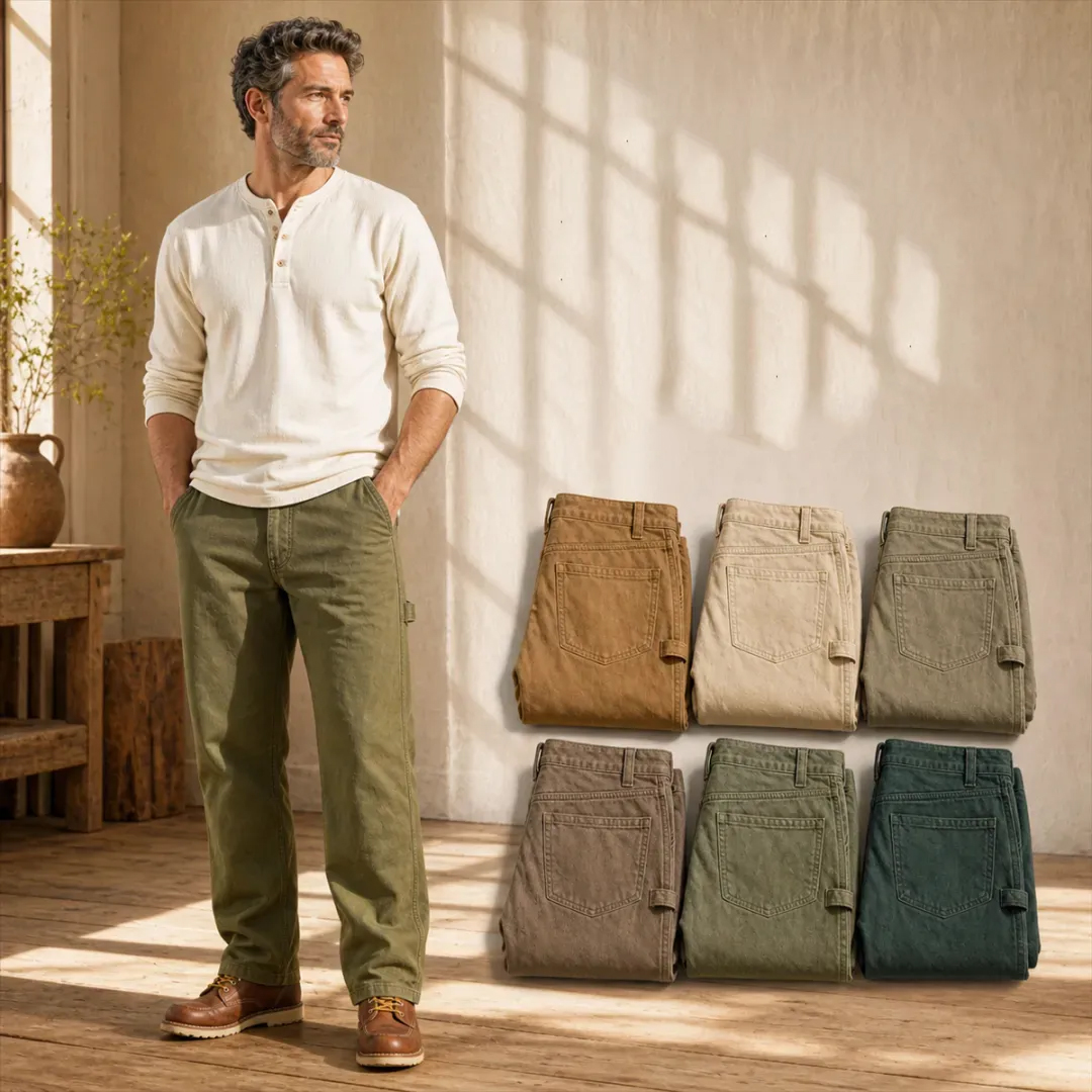 ⏰ LETZTES ANGEBOT – 14er-Pack nur 42,99 € – Gerade geschnittene Arbeitshose für Herren