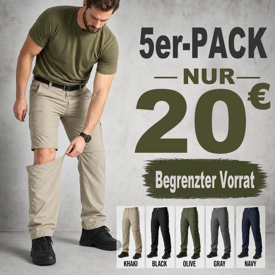 ⏰ Lagerräumungsverkauf⚡2-in-1-Wanderhose und Shorts für Herren ⚡10er-Pack für nur 28 € ⚡Begrenzter Vorrat – wenn weg, dann weg!